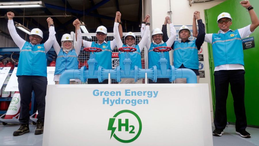 PLN Resmikan Plant pertama Green Energy Hydrogen. Dok: PLN