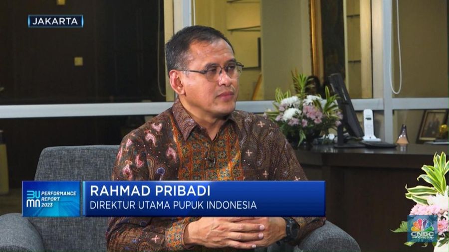 Rahmad Pribadi dalam acara BUMN Performance Report (Tangkapan layar CNBC Indonesia TV)