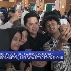 Zulhas Pilih Erick Thohir Jadi Bacawapres Prabowo