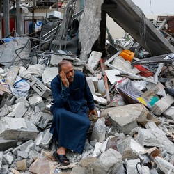 Potret Pilu Warga Jalur Gaza di Tengah Perang Hamas-Israel