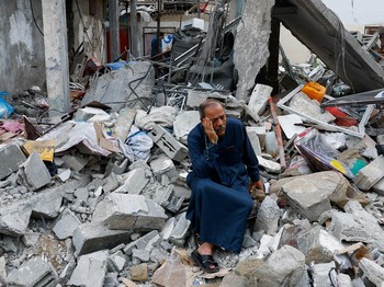 Potret Pilu Warga Jalur Gaza di Tengah Perang Hamas-Israel