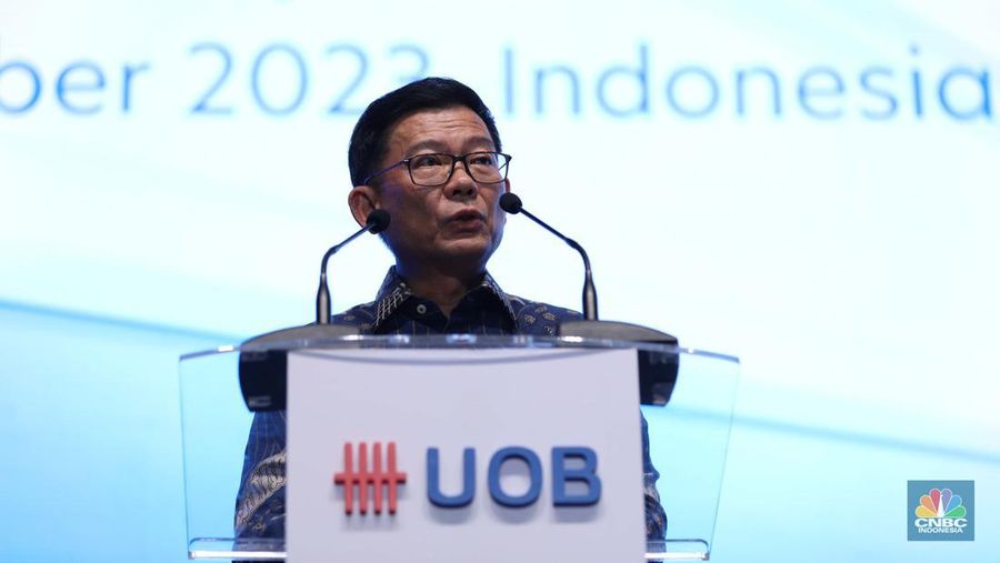 Harapman Kasan, Direktur Wholesale Banking, UOB Indonesia. (CNBC Indonesia/Tri Susilo)