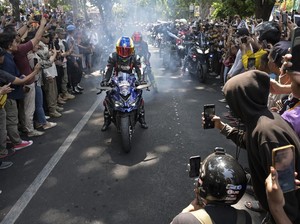 Jangan Ketinggalan, Ada Parade MotoGP Sore Ini, Cek Rutenya