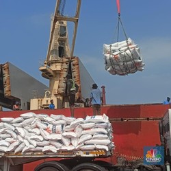24.000 Ton Beras Impor Asal Vietnam Masuk Jakarta