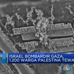 Israel Bombardir Gaza,1.200 Warga Palestina Tewas