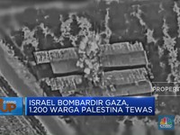 Israel Bombardir Gaza,1.200 Warga Palestina Tewas