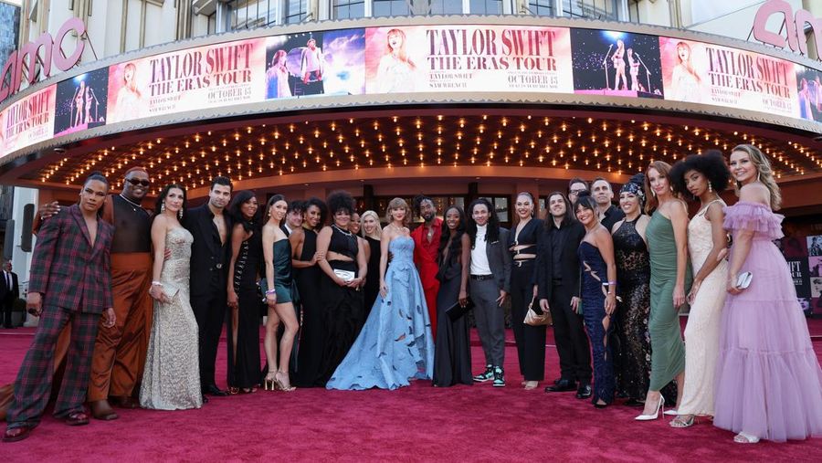 Taylor Swift attends a premiere for Taylor Swift: The Eras Tour in Los Angeles, California, U.S., October 11, 2023. REUTERS/Mario Anzuoni