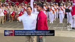 Kaesang Disambut Drum Band Di Kediaman Prabowo
