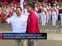 Kaesang Disambut Drum Band Di Kediaman Prabowo