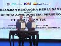 PTBA-KAI SInergi Optimalkan Angkutan Batu Bara Pakai Kereta