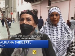 Warga Peru & Chili Protes Serukan Perdamaian di Timur Tengah