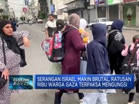 Serangan Israel Brutal, Ratusan Ribu Warga Gaza Mengungsi