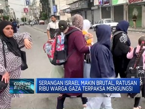 Serangan Israel Brutal, Ratusan Ribu Warga Gaza Mengungsi