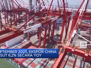Ekspor China Turun 6,2% (YOY) Pada Akhir September 2023