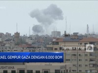 Video: Israel Gempur Gaza Dengan 6.000 Bom