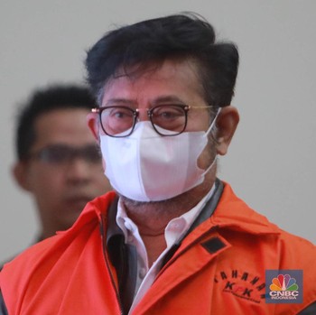 Resmi Ditahan KPK, Nih Penampakan SYL Pakai Rompi Oranye!