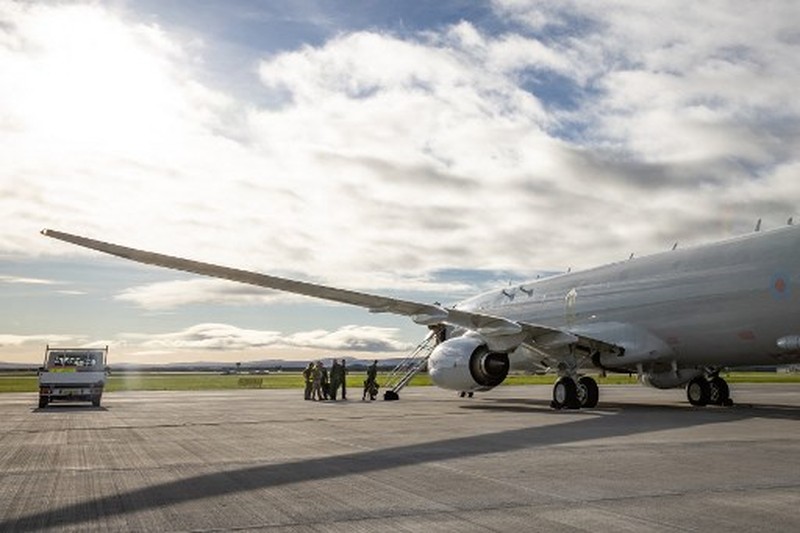 Militer P-8A Poseidon bersiap berangkat ke Mediterania dari RAF Lossiemouth di Skotlandia, untuk mendukung Israel dan memperkuat stabilitas regional di Timur Tengah pada 12 Oktober 2023. (Aeris FINNEY / MOD / AFP) Militer P-8A Poseidon bersiap berangkat ke Mediterania dari RAF Lossiemouth di Skotlandia, untuk mendukung Israel dan memperkuat stabilitas regional di Timur Tengah pada 12 Oktober 2023. (Aeris FINNEY / MOD / AFP)