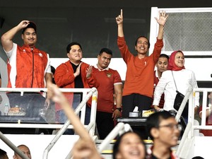 Indonesia Vs Filipina, Jokowi Yakin Skuad Garuda Menang
