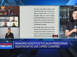 Video: MK Bacakan Putusan Gugatan Batas Usia Capres-Cawapres