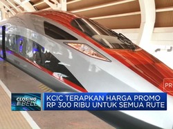 Tiket Kereta Cepat Jakarta Bandung Dijual Seharga Rp 300 Ribu