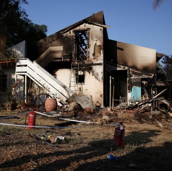 Potret Kibbutz Beeri Israel Porak-poranda Diserang Hamas