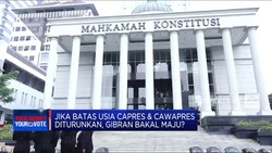 Jika Batas Usia Capres & Cawapres Diturunkan, Gibran Maju?