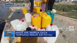 Video: Krisis Air, Warga Gaza Terpaksa Minum Air Payau