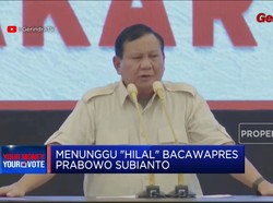 Video: Menunggu "Hilal" Bacawapres Prabowo Subianto