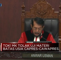 Video: MK Tolak Gugatan Batas Usia Capres-Cawapres Dari PSI