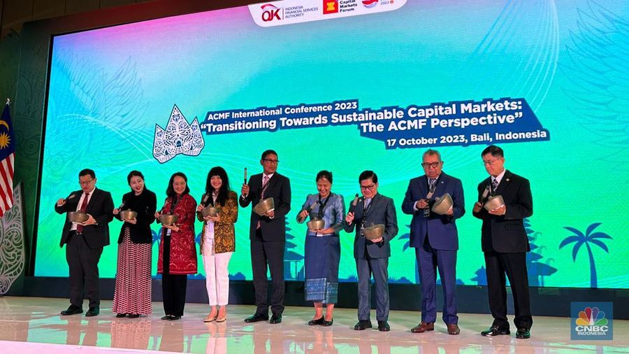ASEAN Capital Market Forum 2023. (CNBC Indonesia/Zefanya Aprilia)