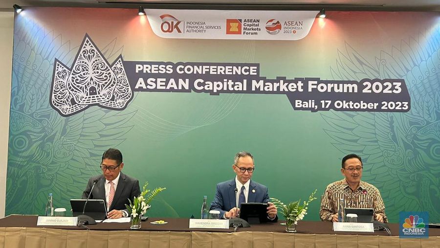 ASEAN Capital Market Forum 2023. (CNBC Indonesia/Zefanya Aprilia)