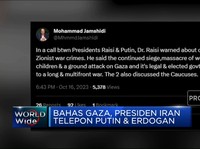 Video: Bahas Gaza, Presiden Iran Telepon Putin & Erdogan