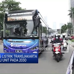 Bus Listrik Transjakarta Ditargetkan 10 Ribu Unit Pada 2030
