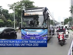 Bus Listrik Transjakarta Ditargetkan 10 Ribu Unit Pada 2030