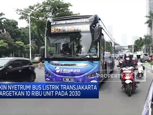 Bus Listrik Transjakarta Ditargetkan 10 Ribu Unit Pada 2030