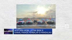 Intip Spek BMW IX Kawal Parade Pembalap di Mandalika