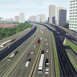 Keren! Tol Pondok Indah Dibuat Melayang, Ini Penampakannya