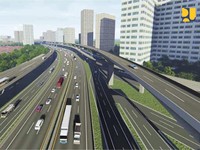 Keren! Tol Pondok Indah Dibuat Melayang, Ini Penampakannya