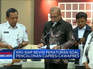 KPU Siap Revisi Peraturan Soal Pencalonan Capres-Cawapres