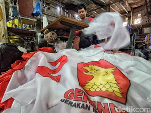 Gerindra Vs PDIP Ketat di Survei LSI Denny JA, Ini Sebaran Pemilihnya