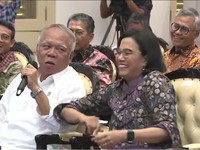 Momen Basuki Minta Maaf dan Cium Tangan Sri Mulyani