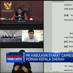 MK Kabulkan Syarat Capres-Cawapres Pernah Jadi Kepala Daerah