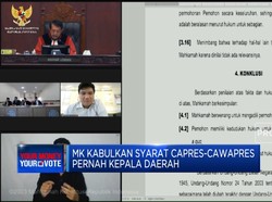 MK Kabulkan Syarat Capres-Cawapres Pernah Jadi Kepala Daerah