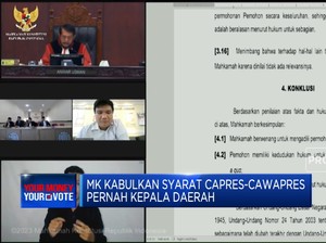 MK Kabulkan Syarat Capres-Cawapres Pernah Jadi Kepala Daerah