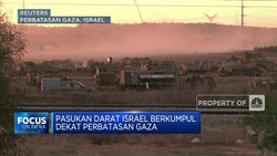Pasukan Darat Israel Berkumpul Dekat Perbatasan Gaza