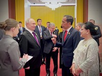 Nih! Potret Mesranya Jokowi & Putin di Rumah Xi Jinping