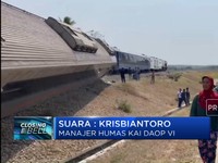 PT KAI Jelaskan Kronologi Kecelakaan KA Semeru dan KA Wilis