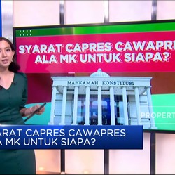 VIdeo: Syarat Capres Cawapres Ala MK Untuk Siapa?