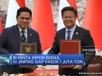 RI Minta Impor Beras, Xi Jinping Siap Pasok 1 Juta Ton