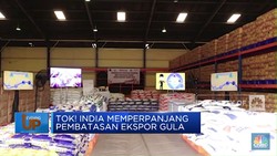 Tok! India Perpanjang Pembatasan Ekspor Gula